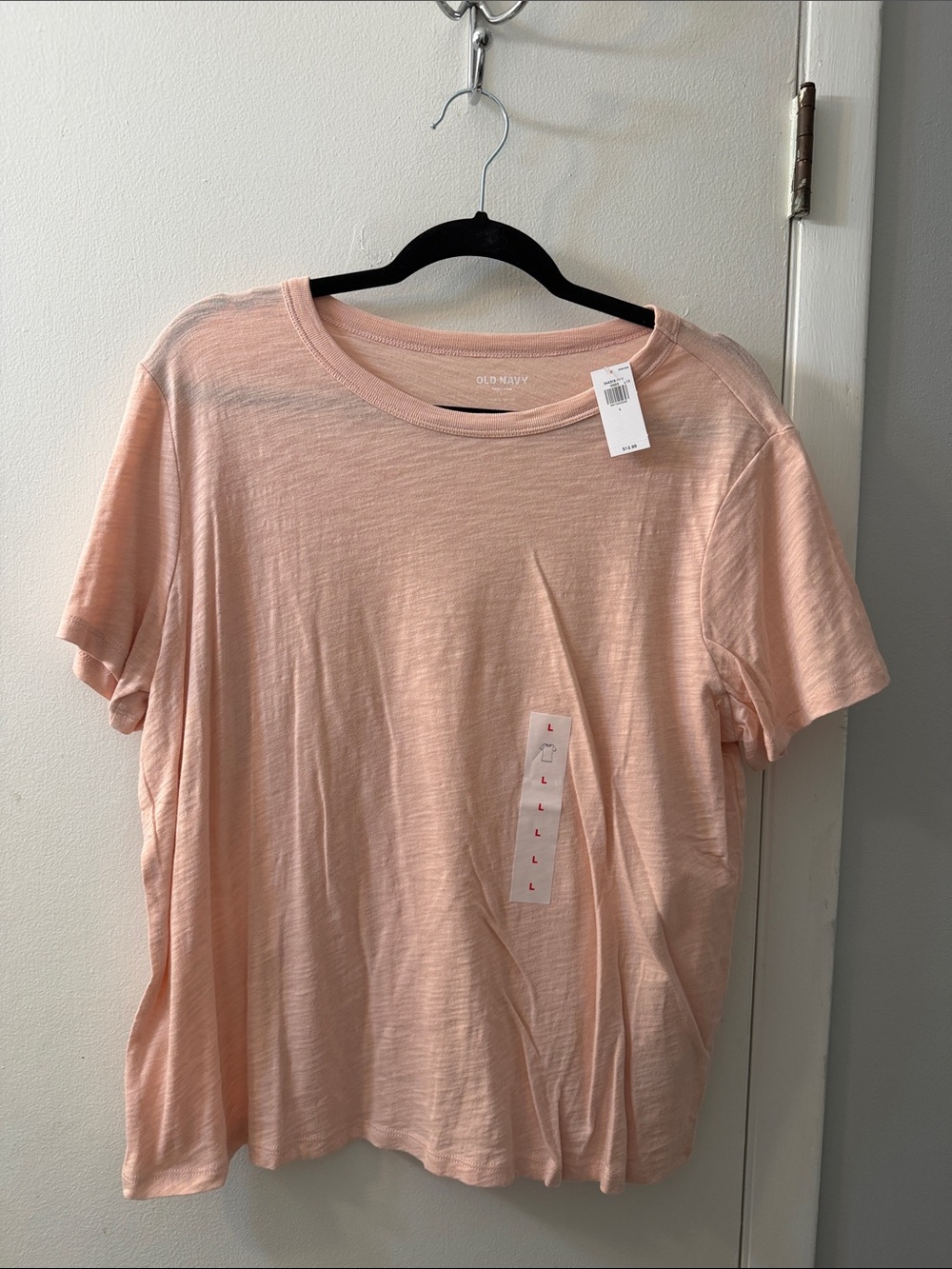 Old Navy Light Peach Short Sleeve Tee